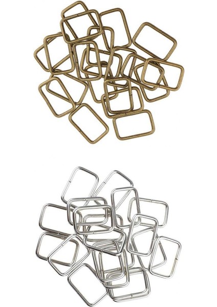 40ADET Vintage Çanta Tokası Çerçeve Çantası Çerçeve Diy (Yurt Dışından)