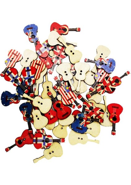 Ahşap Düğmesini Boyama 2 Adet (Yurt Dışından) modelleri