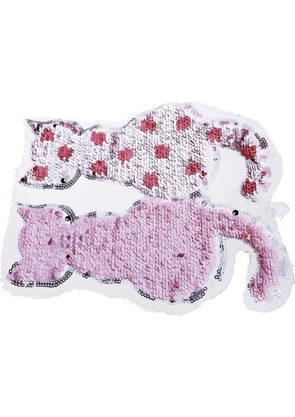 Cat Sequins Yama 3 Adet (Yurt Dışından)