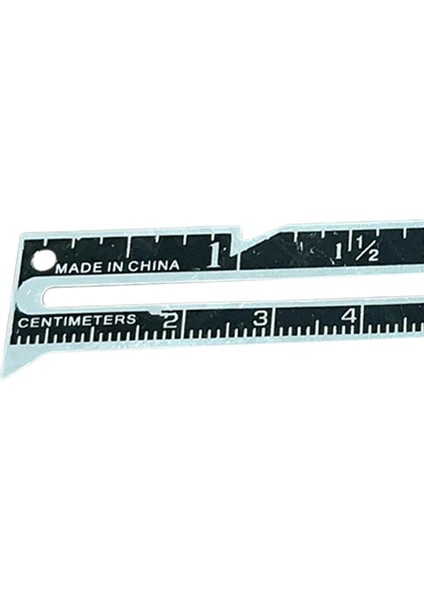 6x Siyah Metal Dikiş ve Örgü Gösterge Giysi Desen Tersameli Cetvel 6 Pc (Yurt Dışından) indirimleri
