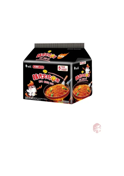 Kore Usulu Hindi Aromalı Erişte *5 ( Korean Style Hot Turkey  Flavor Instant Noodle *5 ) – 560G