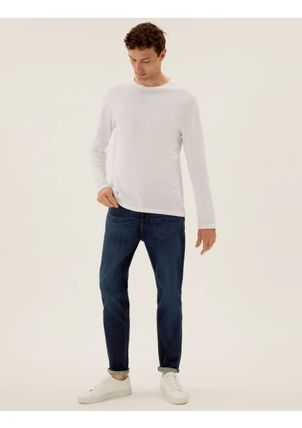 Marks & Spencer Tapered Fit Vintage Jean Pantolon