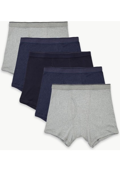 Saf Pamuklu 5'li Cool & Fresh™ Trunk Seti