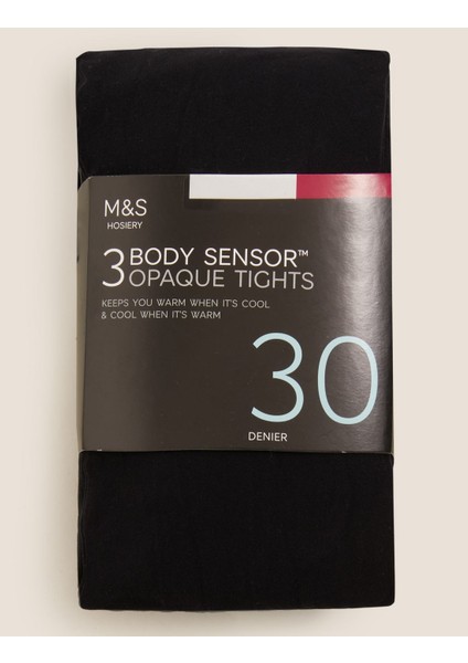 3'lü 30 Denye Body Sensor™ Külotlu Çorap