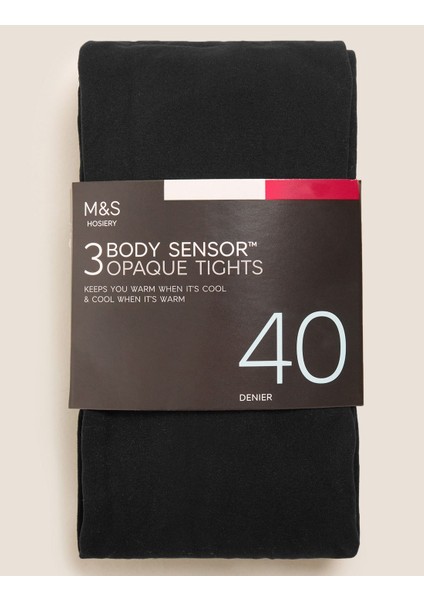 3'lü 40 Denye Body Sensor™ Külotlu Çorap