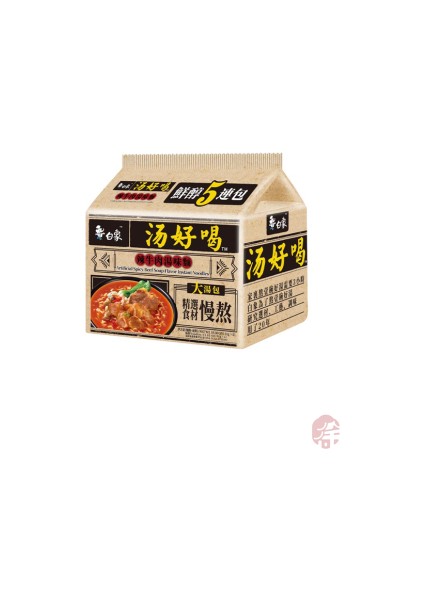 Acılı Dana  Çorba Aromalı Hazır Erişte *5 ( Spicy Beef Soup Flavor Instant Noodle *5) - 555G