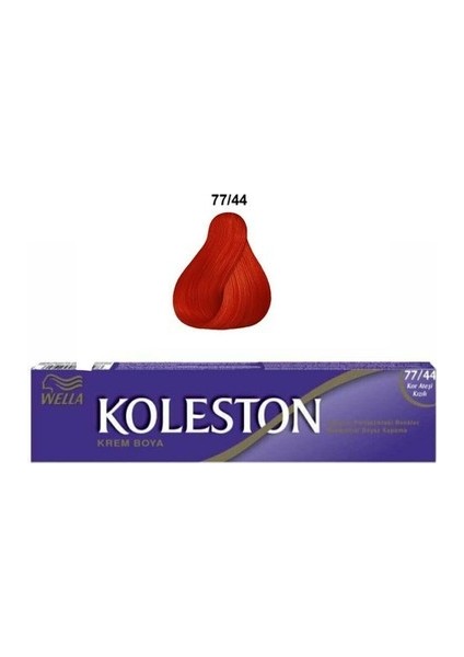 Koleston Tüp Boya 77/44 Kor Ateşi Kızılı