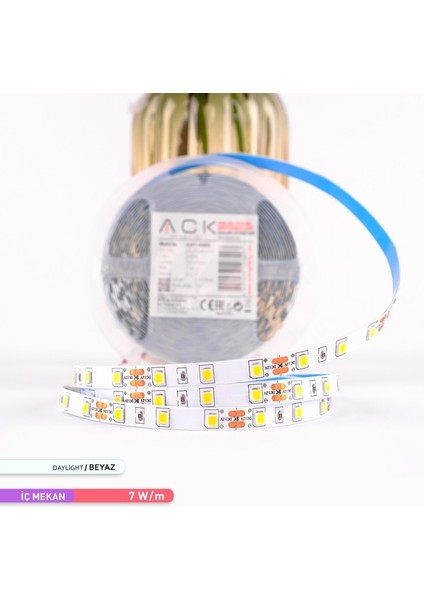 Şerit LED 60 Led'li 6500K Beyaz Işık 7W 5 Metre AS01-00803 modelleri