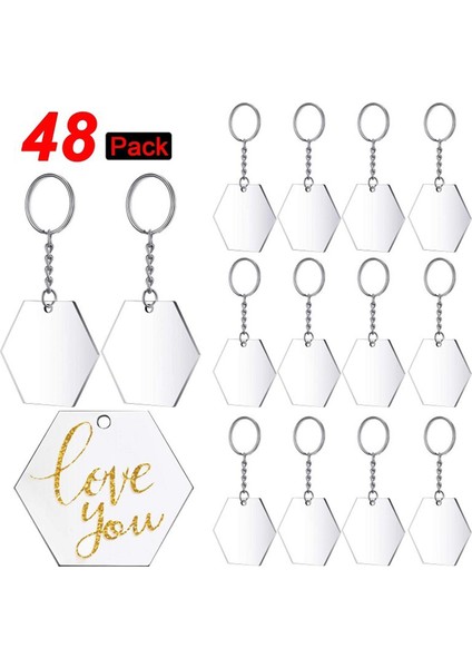 24x Açık Akrilik Anahtar Zincirleri Anahtarlıklar (Yurt Dışından) fırsatları