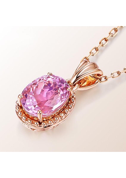 Doğal Kiraz Tozu Turmalin Kadın Lüks Ziyafet Göz Kamaştırıcı Kolye (Yurt Dışından) fiyatları