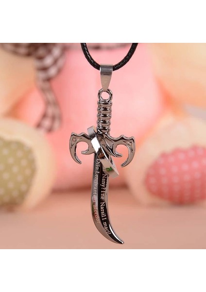 Punk Cesur Erkek Paslanmaz Çelik Pala Erkek Kişilik Erkek Kolye (Yurt Dışından)