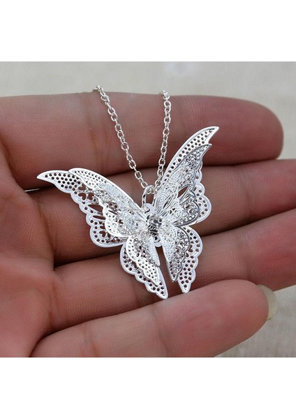 Güzel Kelebek Zincir Kadın Kolye (Yurt Dışından)
