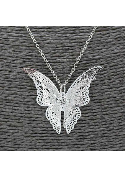 Güzel Kelebek Zincir Kadın Kolye (Yurt Dışından) fiyatları