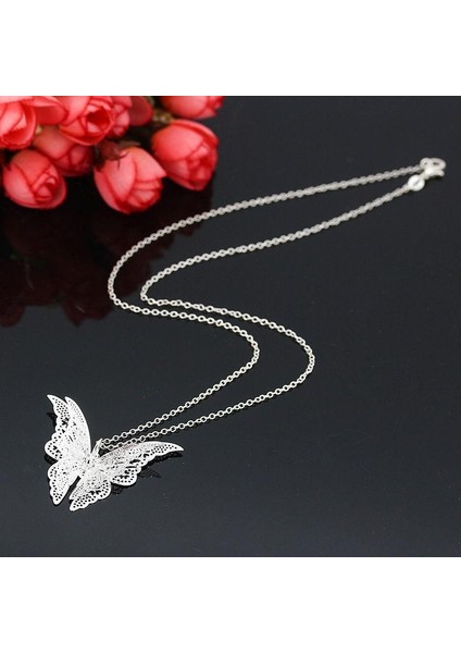 Güzel Kelebek Zincir Kadın Kolye (Yurt Dışından) modelleri