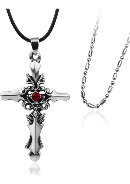 Kalp Uzun Çapraz Vintage Kadın Erkek Yeni Charms Için Kutsal Kolye (Yurt Dışından)