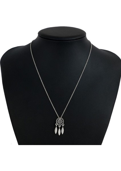 Kadın Dream-Catcher Uzun Zincir Tüy Retro Etnik Kolye (Yurt Dışından) fiyatları