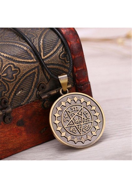 Siyah Butler Kuroshitsuji Pentagramı Pentagram Yıldız Muska Halat Anime Cosplay Kolye (Yurt Dışından) fırsatları