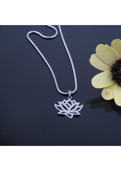 Oymalı Lotus Yoga Paslanmaz Çelik Ucu Kolye (Yurt Dışından) fırsatları