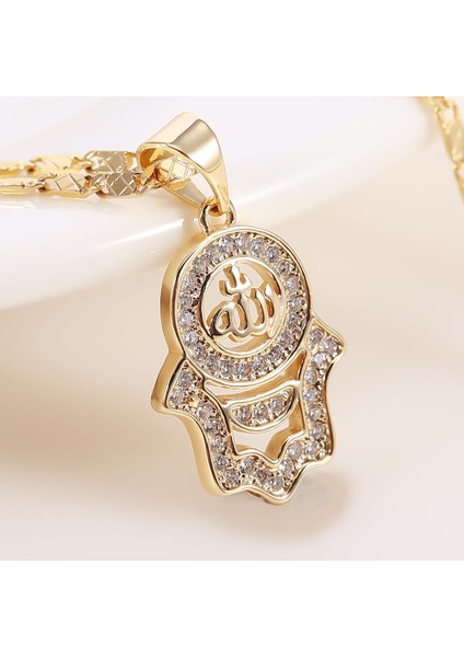 Dini Allah Kız Islam Kolye (Yurt Dışından)