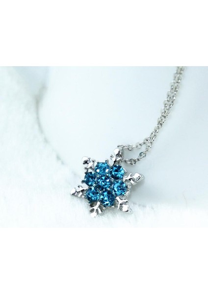 Kadın Kristal Zirkon Kar Tanesi Noel Yeni Yıl Kolye (Yurt Dışından) fiyatları