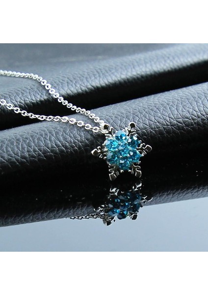 Kadın Kristal Zirkon Kar Tanesi Noel Yeni Yıl Kolye (Yurt Dışından) modelleri