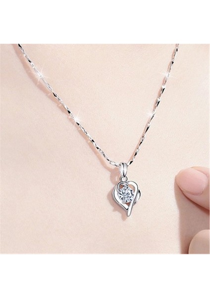 Simple Student Sen Mizaç Köprücük Zinciri Aşk Pırlanta Kolye (Yurt Dışından)