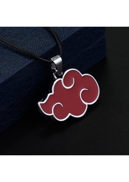 Mqchun Japon Animesi Cosplay Naruto Akatsuki Organizasyon Kırmızı Bulut Burcu Metal Kadın Erkek Kolye (Yurt Dışından) modelleri