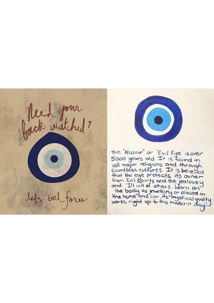 Türk Nazar Koruma Mavi Gözler Cam Şanslı Charm Unisex Kolye (Yurt Dışından) fırsatları