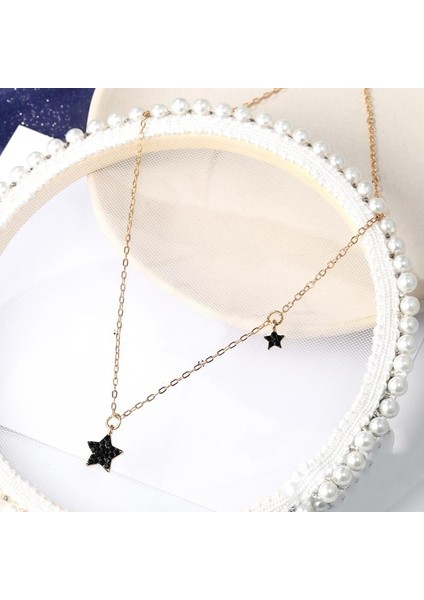 Vintage Kadın Charm Zincir Uzun Sevimli Mini Yıldız Bildirimi Için Par Kolye (Yurt Dışından)