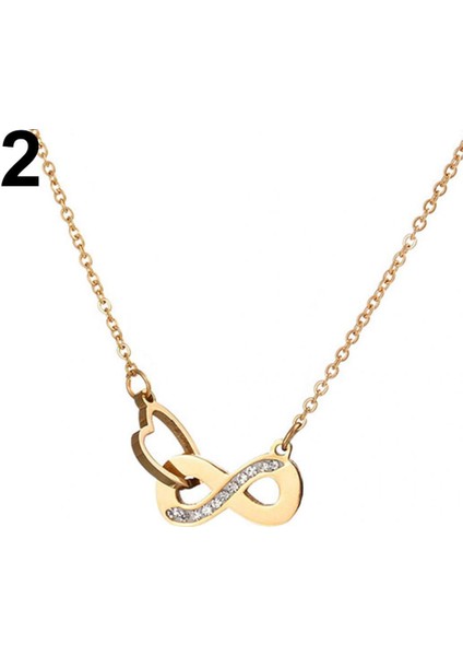 Dtv Kadın Paslanmaz Çelik Sonsuzluk Sembolü Şanslı Sayı 8 Kolye (Yurt Dışından) fiyatları