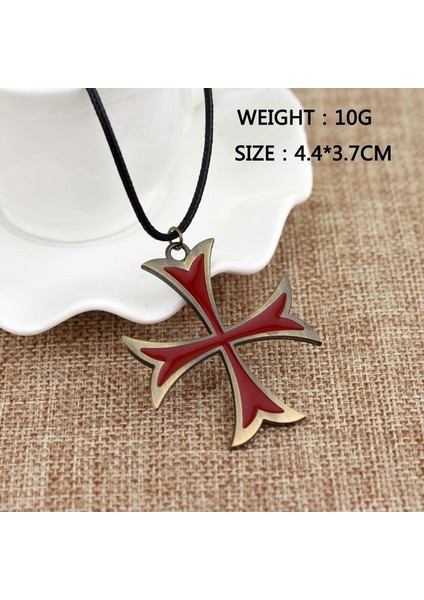 Erkek Vintage Knights Templar Demir Haç Erkek Için Çapraz Kolye (Yurt Dışından) indirimleri