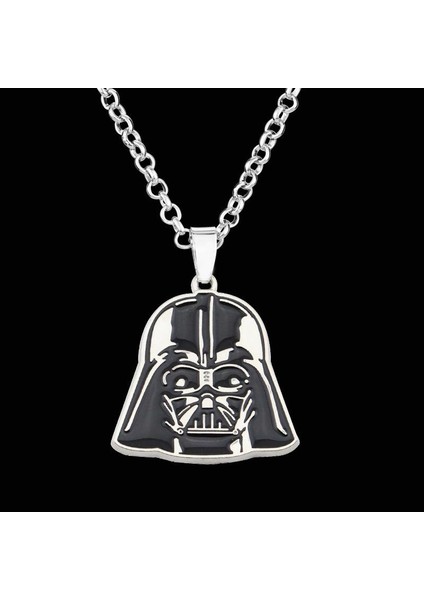 Star Wars Darth Vader Maske Siyah Metal Kadın Erkek Charm Için Kolye (Yurt Dışından)