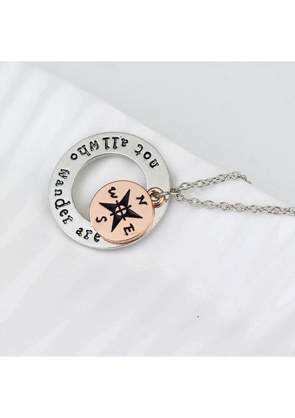 Her Dolaşan Kaybolmaz '' Pusula Ingiliz Alfabesi Kolye (Yurt Dışından) indirimleri