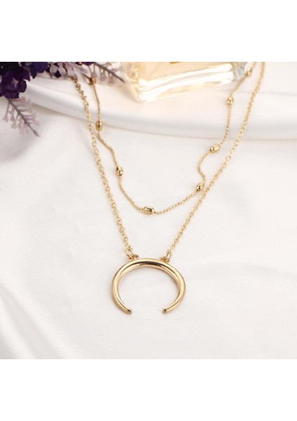 Kadın Çok Katmanlı Alaşım Zincir Kolye (Yurt Dışından) fiyatları