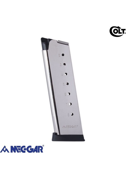 Colt 45 Inox Beyaz Tabanca Şarjörü