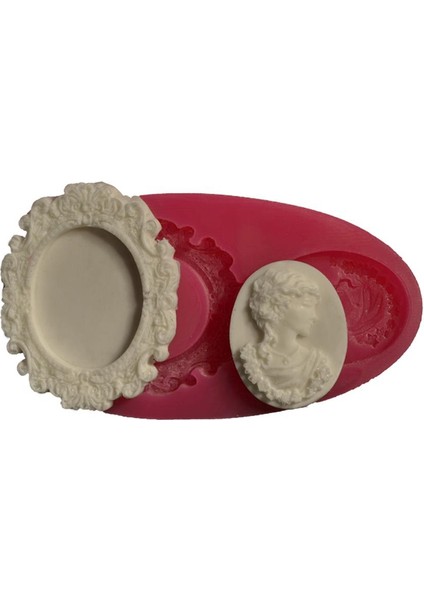 Silikon Kalıp Cameo Broş