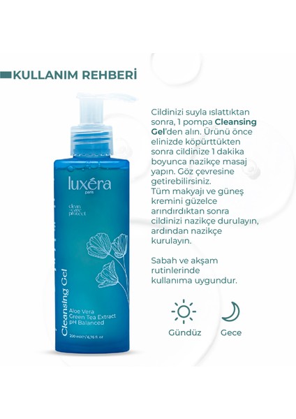 Yüz Temizleme Jeli, Yeşil Çay & Aloe Vera Içeren, Vegan Günlük Yüz Yıkama Jeli fırsatları