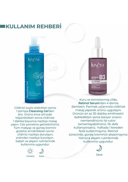 Ve , Cilt Vegan Bakım Seti (Cleansing Gel / Temizlem Jeli + Retinol B3 Serum) fırsatları