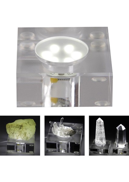 2x Kristal Top Ekran Standı USB Destekli Depolama Tutucu Dekor (Yurt Dışından) fırsatları