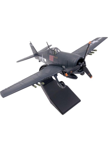 Metal F6F Fighter Aircraft 1:72 Ölçekli Abd Havayolu Modeli Ekran (Yurt Dışından)