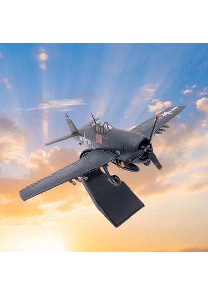 Metal F6F Fighter Aircraft 1:72 Ölçekli Abd Havayolu Modeli Ekran (Yurt Dışından)