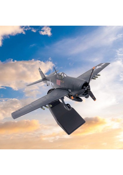 Metal F6F Fighter Aircraft 1:72 Ölçekli Abd Havayolu Modeli Ekran (Yurt Dışından)