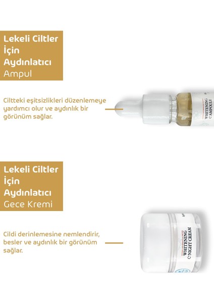 Lekeli Ciltler Için Aydınlatıcı Mini 2'li Set