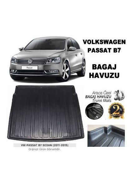 2015 Volkswagen Passat Bagaj Havuzu Tam Uyumlu