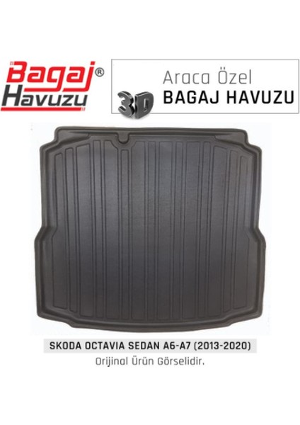 Bagaj Havuzu Octavia 2013-2020 Uyumlu Kauçuk fiyatları