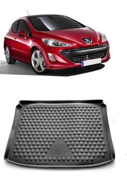 2013 Peugeot 308 Bagaj Havuzu Uyumlu Model Siyah Kokusuz Kauçuk
