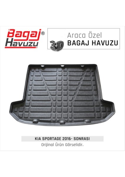 2017 Kia Sportage Bagaj Havuzu Kokusuz Kauçuk