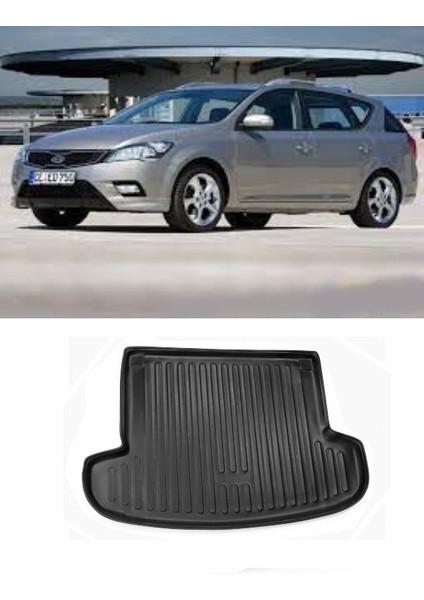 Bagaj Havuzu Ceed Statıon Wagon 2009-2012 Özel Üretim 3D Kauçuk