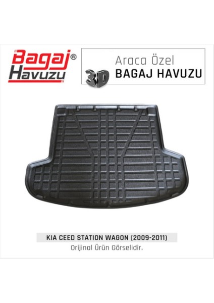 Ceed Station Wagon 2009-2012 Bagaj Havuzu Kauçuk