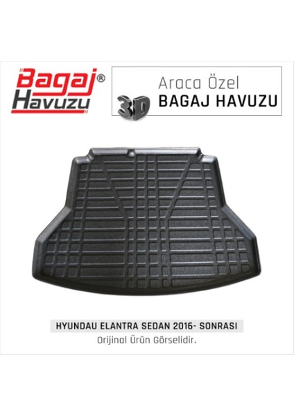 2016 Hyundai Elantra 3D Bagaj Havuzu Kokusuz Kauçuk fiyatları